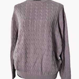 Gant/Brandy Melville Cable Sweater Taupe